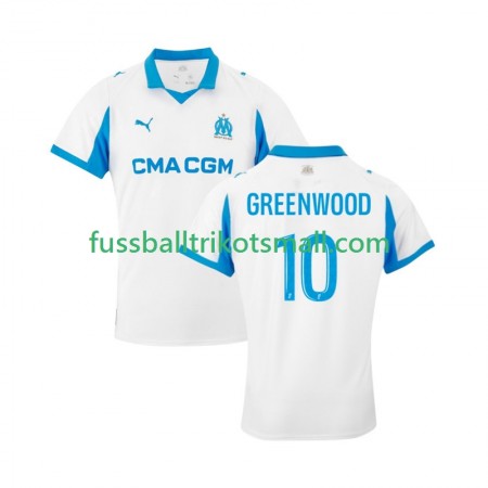 Fußballtrikots Olympique Marseille Mason Greenwood 10 2025-2026 Kurzarm Heimtrikotsatz kaufen